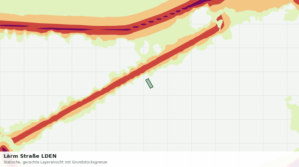 Statische Kartenansicht: Lärm Straße LDEN
