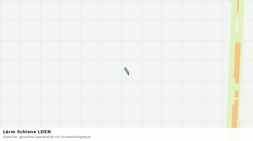 Statische Kartenansicht: Lärm Schiene LDEN