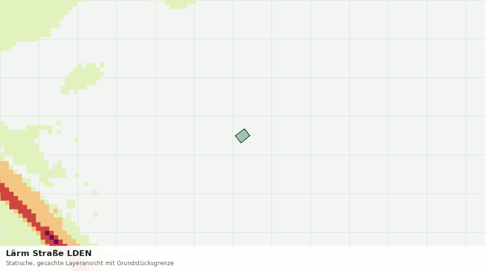 Statische Kartenansicht: Lärm Straße LDEN
