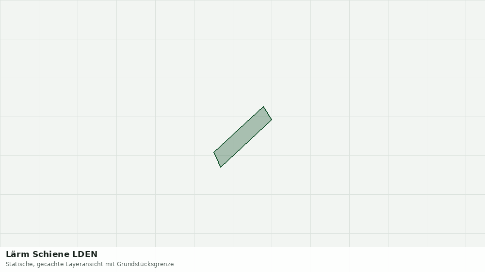 Statische Kartenansicht: Lärm Schiene LDEN