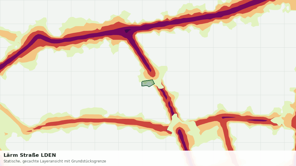 Statische Kartenansicht: Lärm Straße LDEN