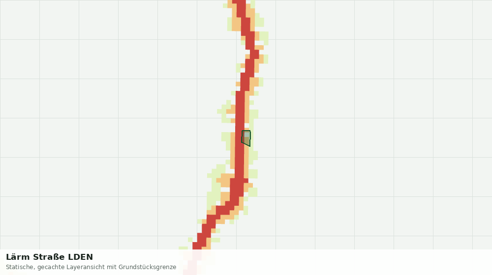 Statische Kartenansicht: Lärm Straße LDEN