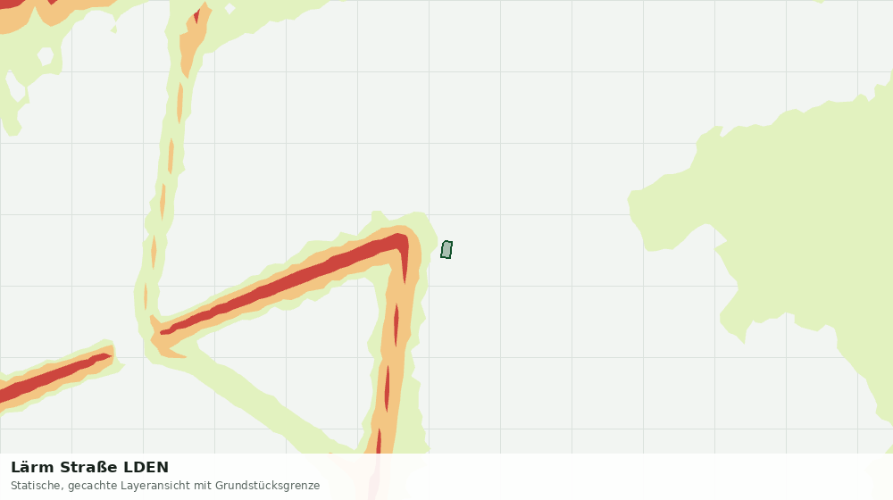 Statische Kartenansicht: Lärm Straße LDEN