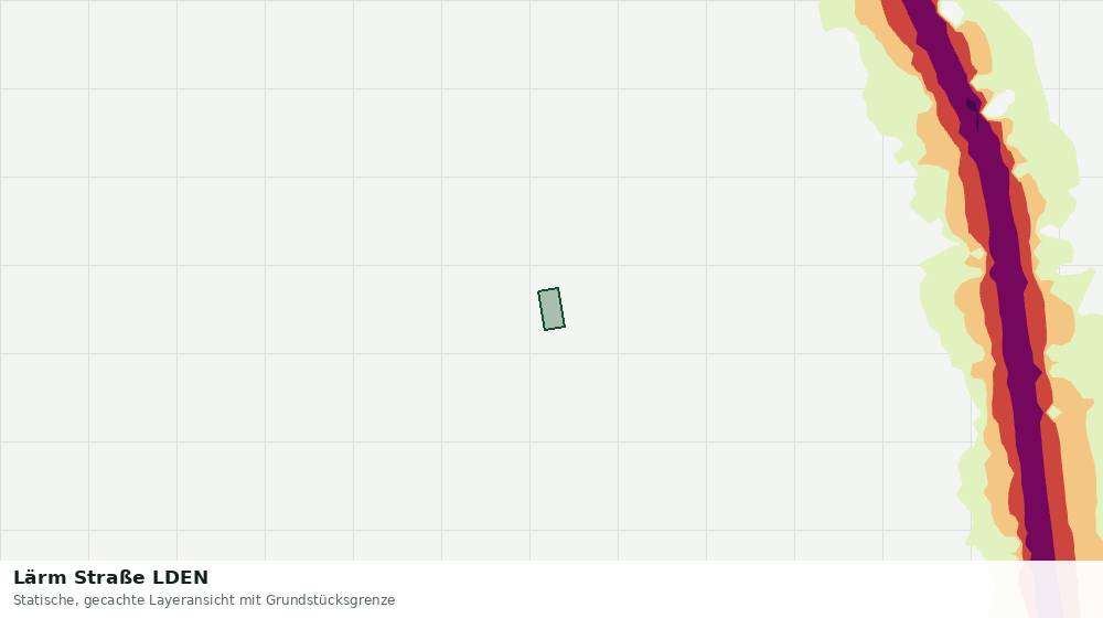Statische Kartenansicht: Lärm Straße LDEN