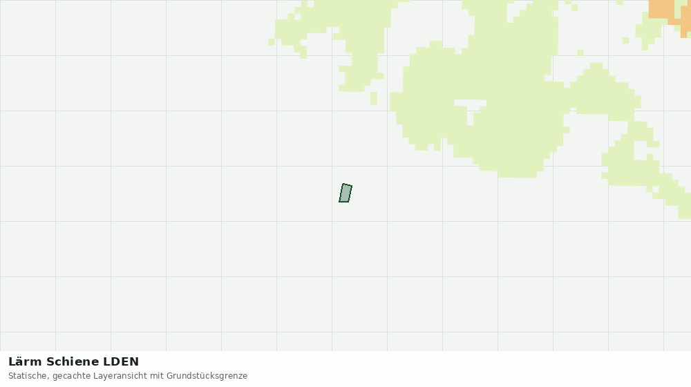 Statische Kartenansicht: Lärm Schiene LDEN