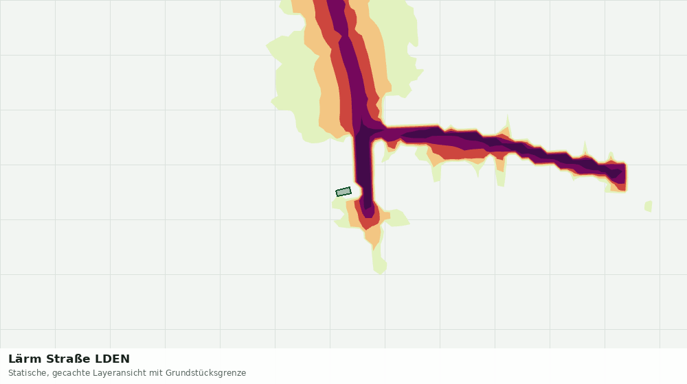 Statische Kartenansicht: Lärm Straße LDEN