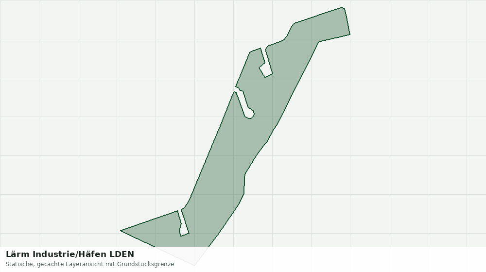 Statische Kartenansicht: Lärm Industrie/Häfen LDEN