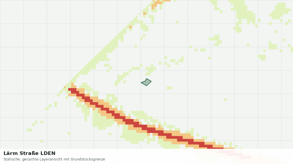 Statische Kartenansicht: Lärm Straße LDEN