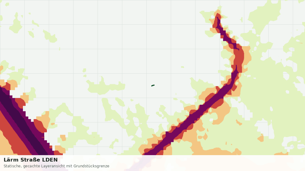 Statische Kartenansicht: Lärm Straße LDEN