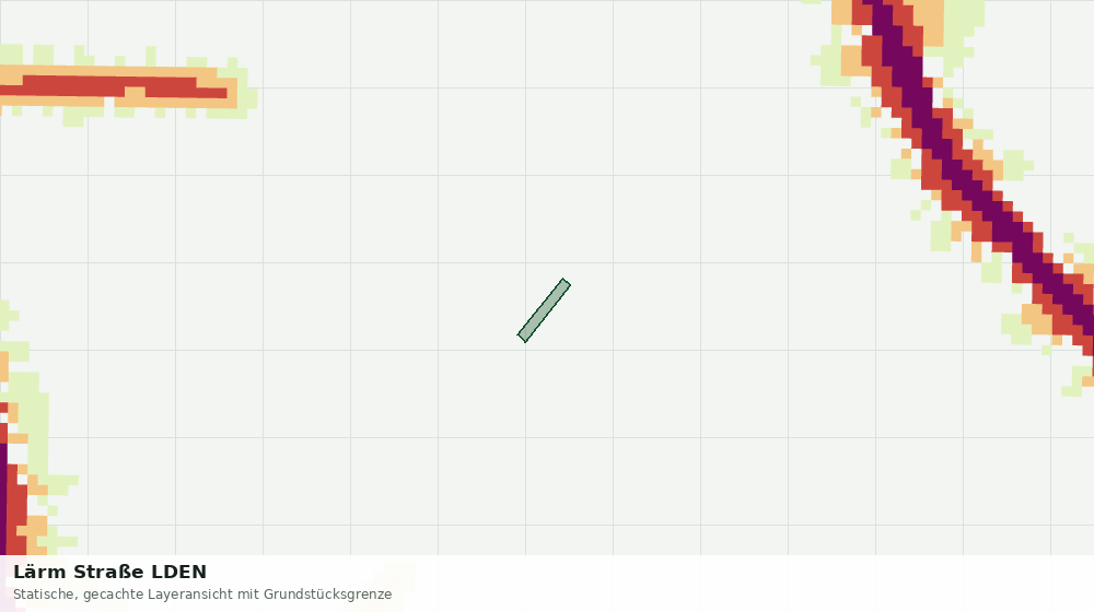 Statische Kartenansicht: Lärm Straße LDEN
