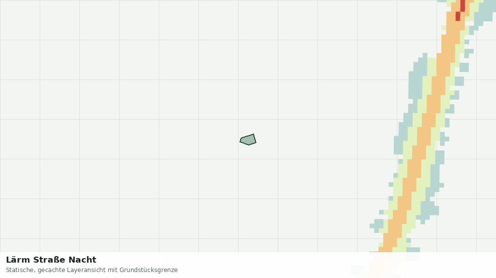 Statische Kartenansicht: Lärm Straße Nacht