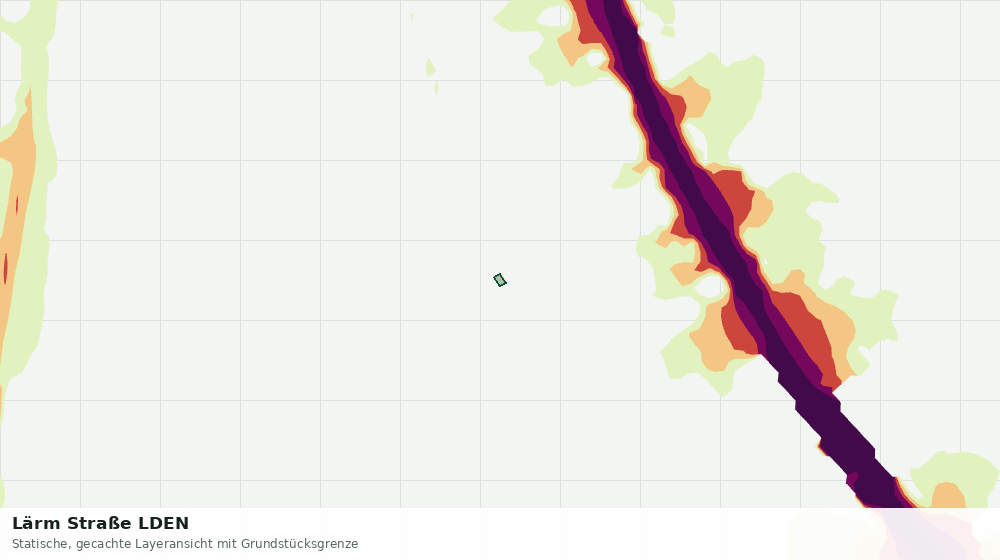 Statische Kartenansicht: Lärm Straße LDEN