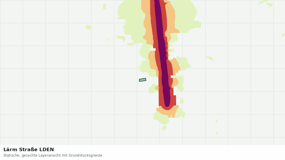 Statische Kartenansicht: Lärm Straße LDEN