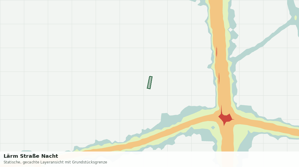 Statische Kartenansicht: Lärm Straße Nacht
