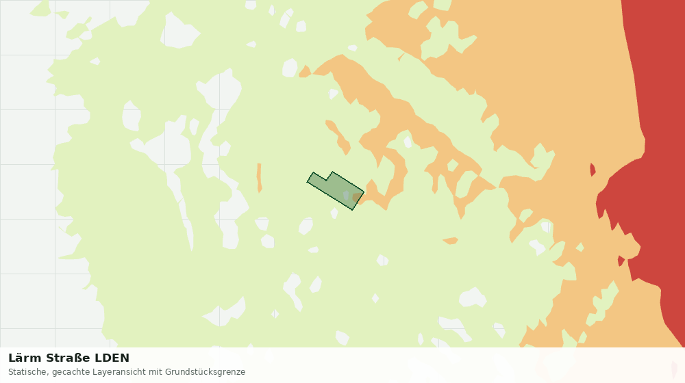 Statische Kartenansicht: Lärm Straße LDEN
