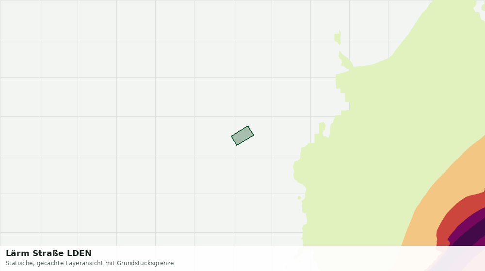 Statische Kartenansicht: Lärm Straße LDEN