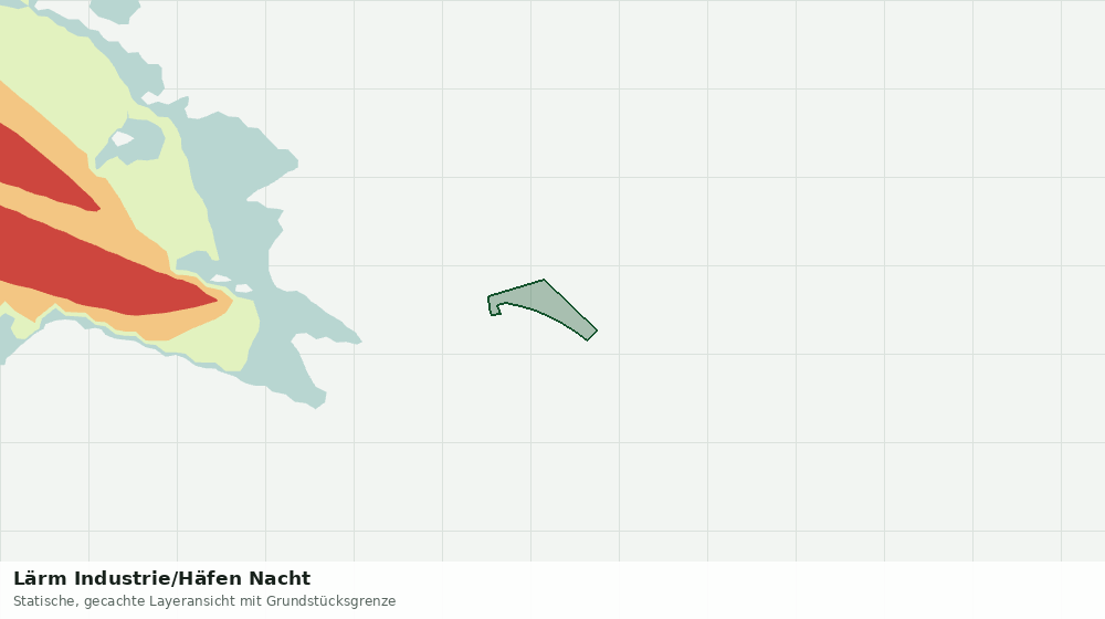 Statische Kartenansicht: Lärm Industrie/Häfen Nacht