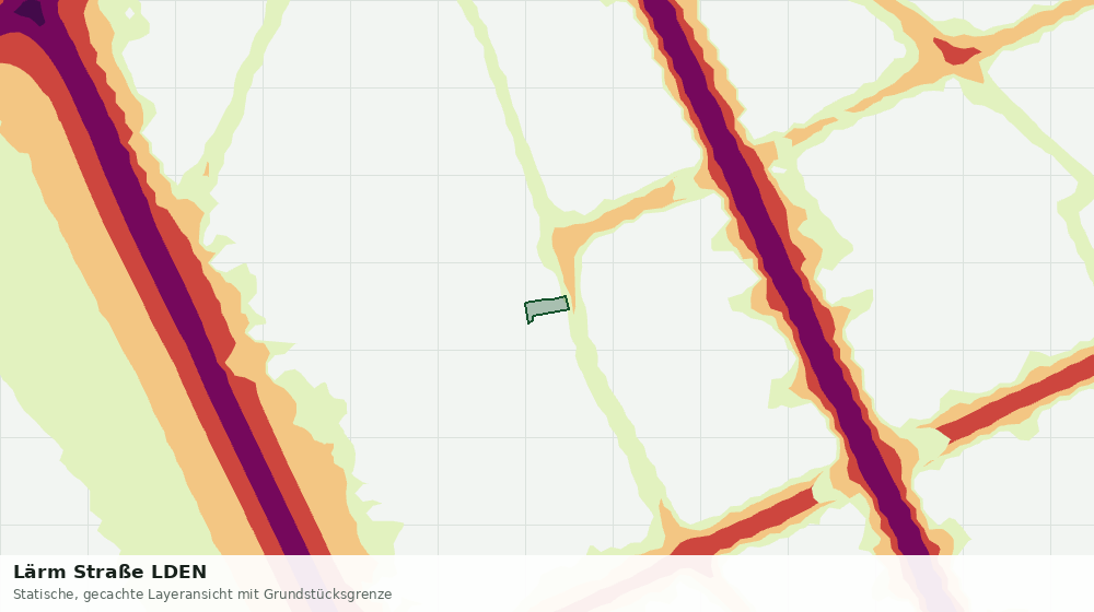 Statische Kartenansicht: Lärm Straße LDEN