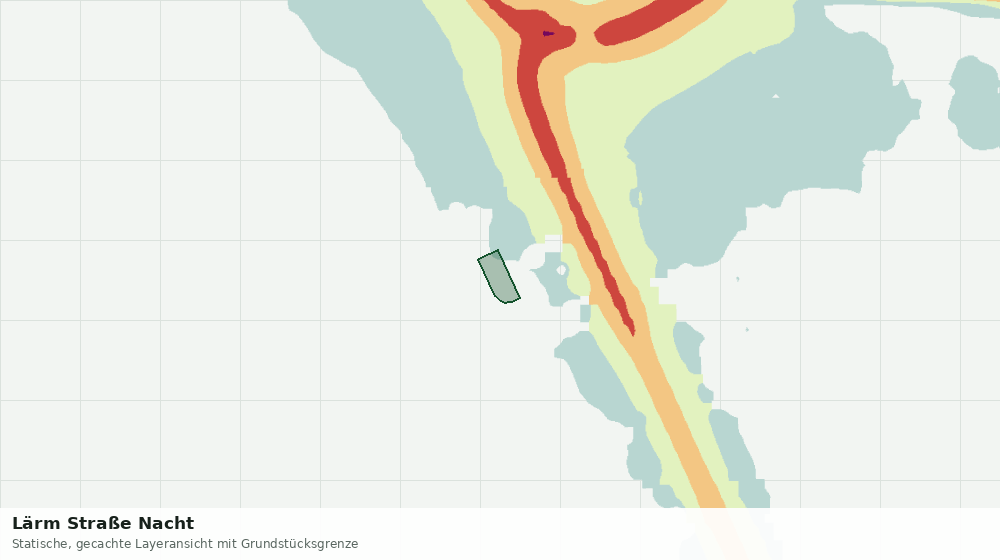 Statische Kartenansicht: Lärm Straße Nacht