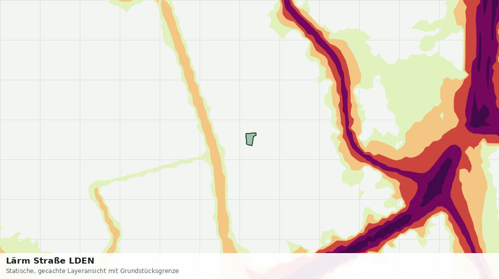 Statische Kartenansicht: Lärm Straße LDEN