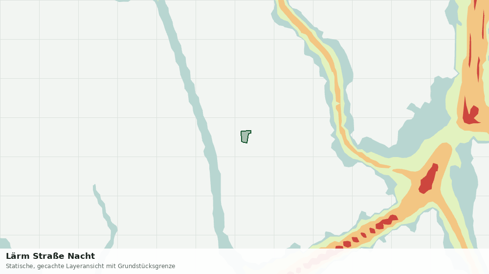 Statische Kartenansicht: Lärm Straße Nacht