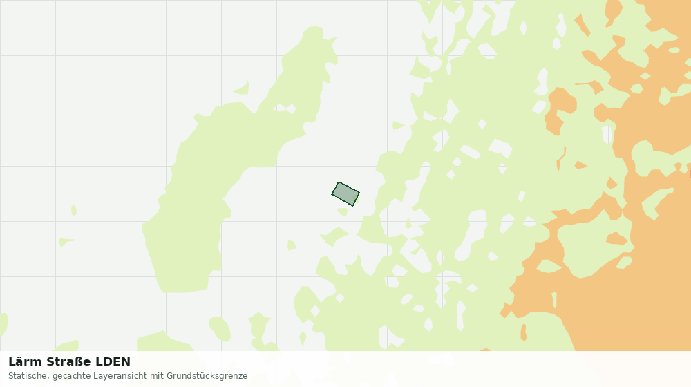 Statische Kartenansicht: Lärm Straße LDEN
