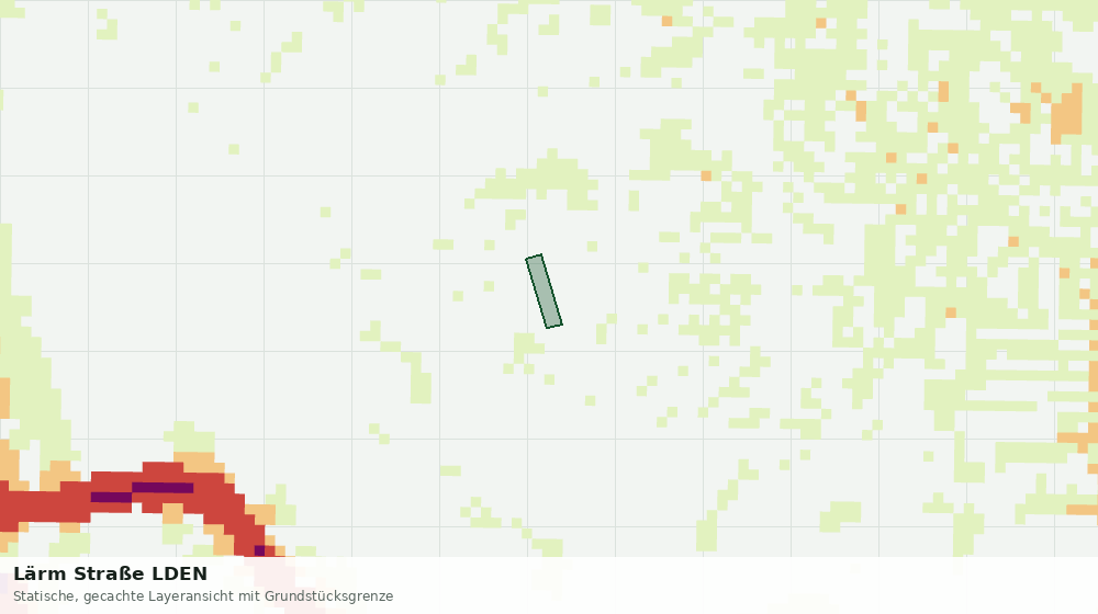 Statische Kartenansicht: Lärm Straße LDEN