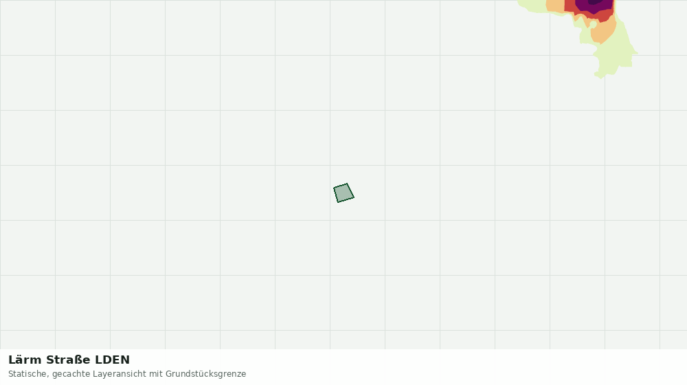 Statische Kartenansicht: Lärm Straße LDEN
