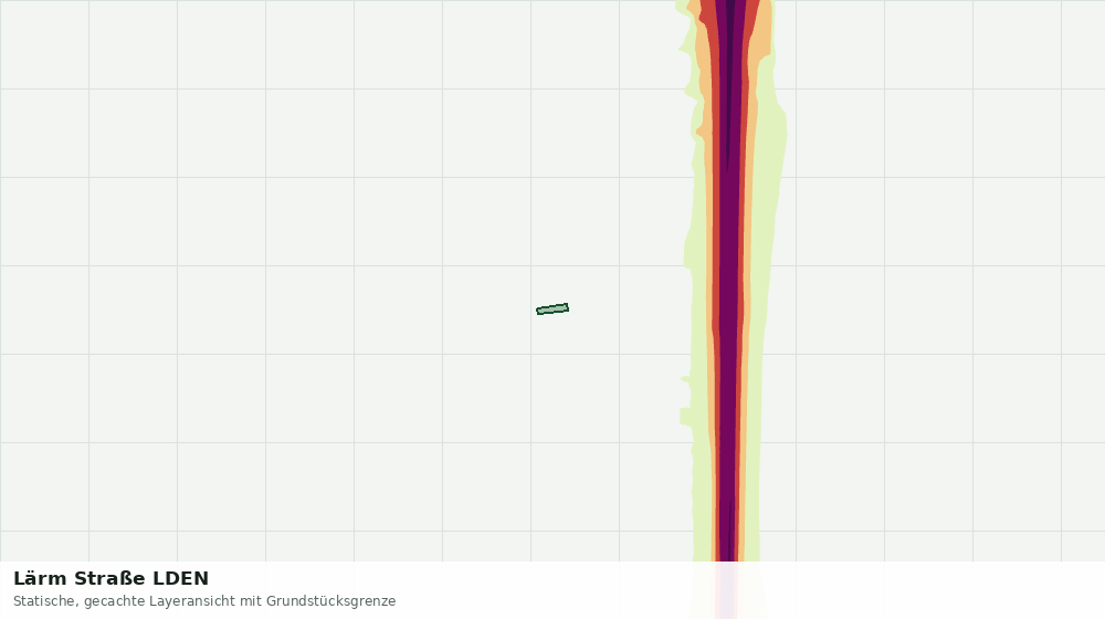 Statische Kartenansicht: Lärm Straße LDEN
