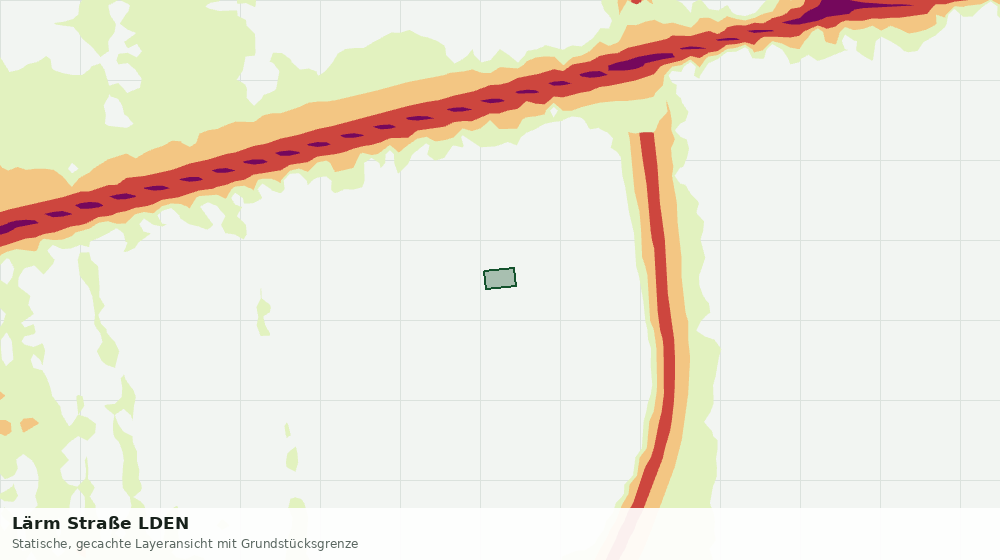 Statische Kartenansicht: Lärm Straße LDEN