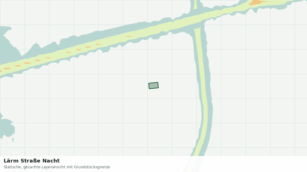 Statische Kartenansicht: Lärm Straße Nacht