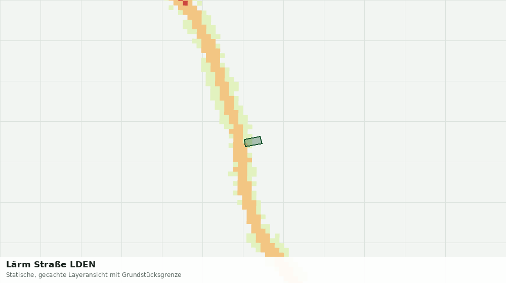 Statische Kartenansicht: Lärm Straße LDEN