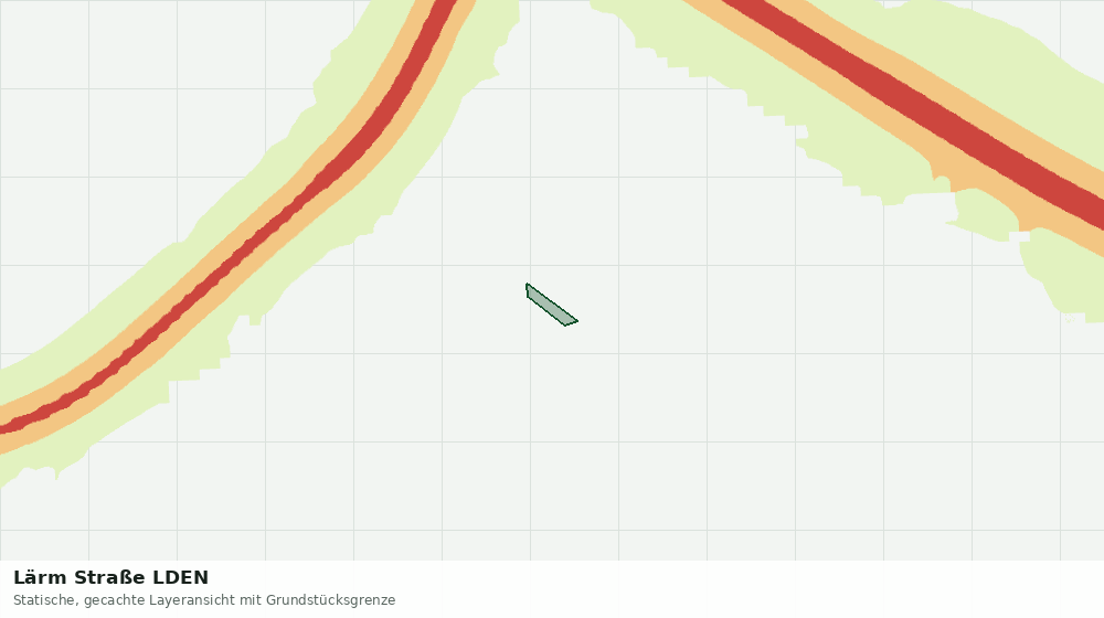 Statische Kartenansicht: Lärm Straße LDEN