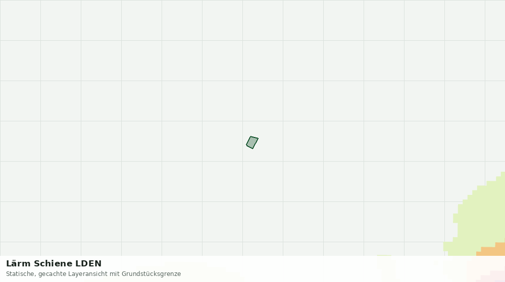 Statische Kartenansicht: Lärm Schiene LDEN