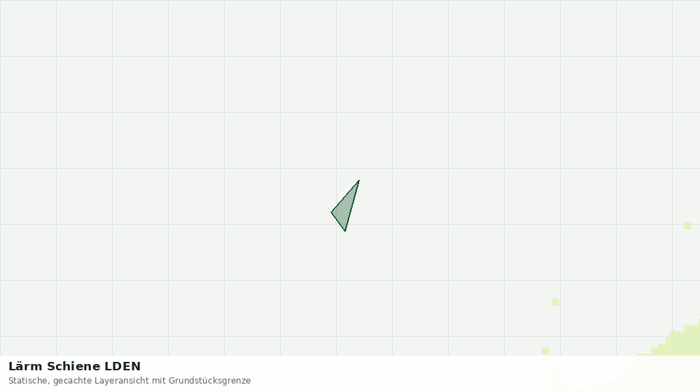 Statische Kartenansicht: Lärm Schiene LDEN