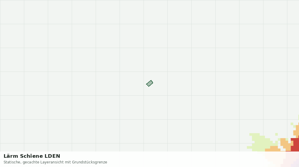 Statische Kartenansicht: Lärm Schiene LDEN