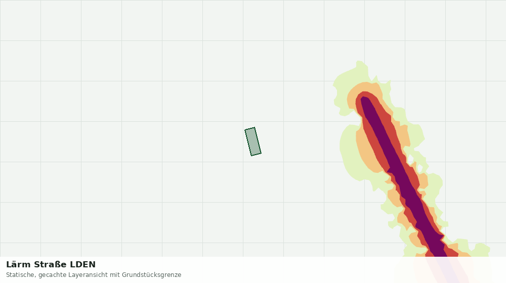 Statische Kartenansicht: Lärm Straße LDEN