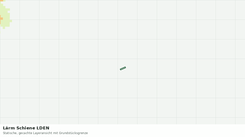 Statische Kartenansicht: Lärm Schiene LDEN