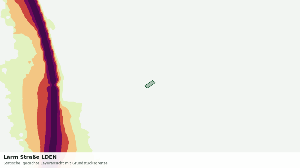 Statische Kartenansicht: Lärm Straße LDEN