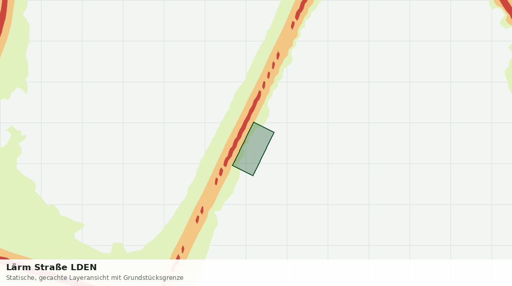 Statische Kartenansicht: Lärm Straße LDEN