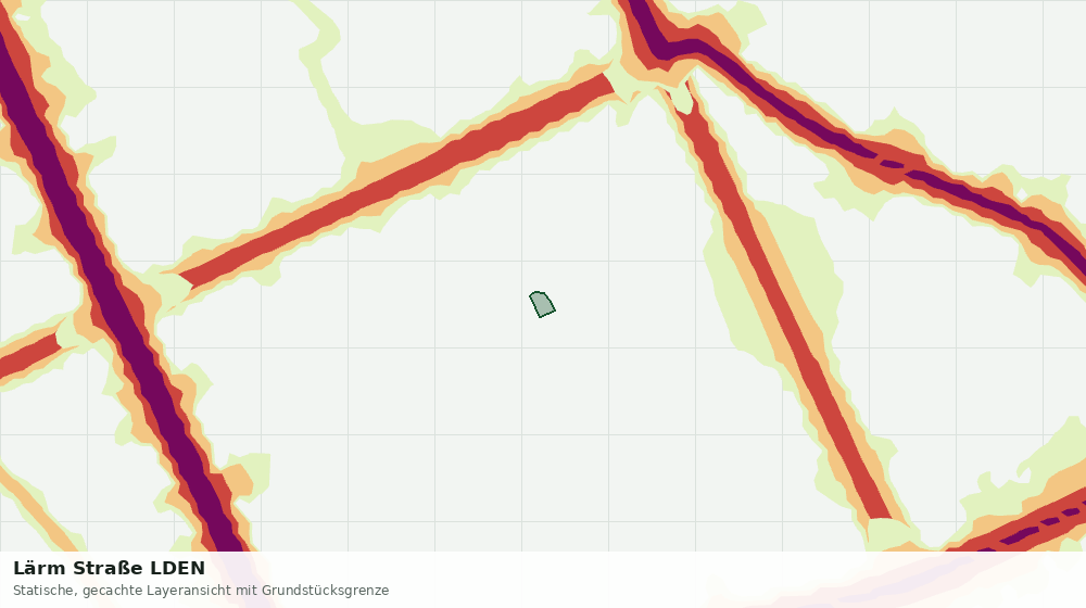 Statische Kartenansicht: Lärm Straße LDEN