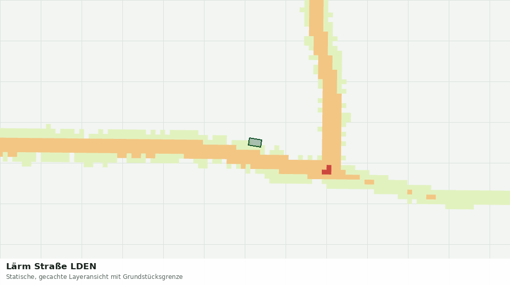 Statische Kartenansicht: Lärm Straße LDEN