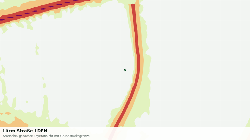 Statische Kartenansicht: Lärm Straße LDEN