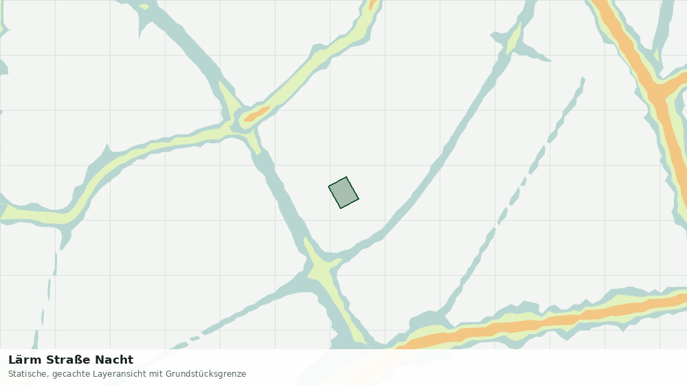 Statische Kartenansicht: Lärm Straße Nacht