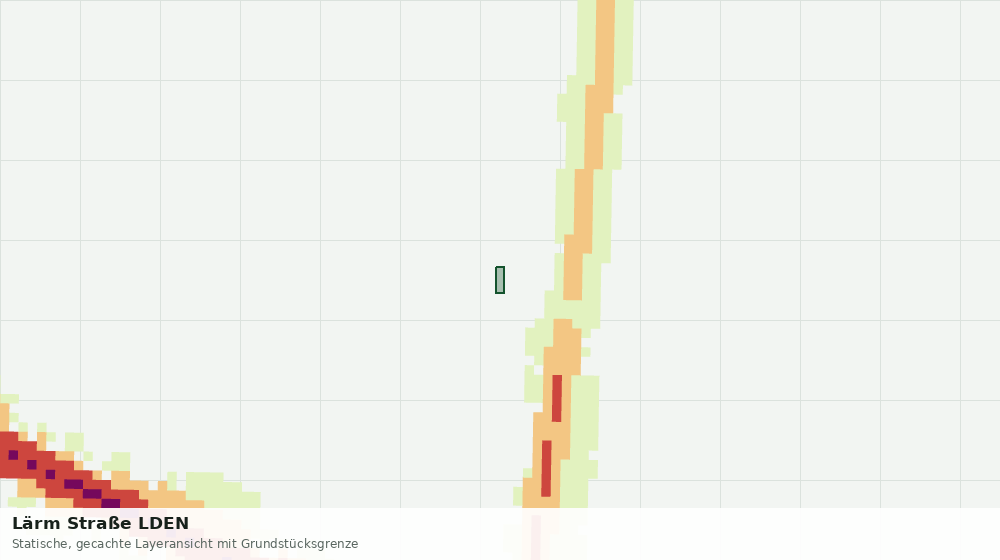 Statische Kartenansicht: Lärm Straße LDEN
