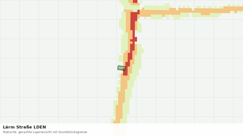 Statische Kartenansicht: Lärm Straße LDEN