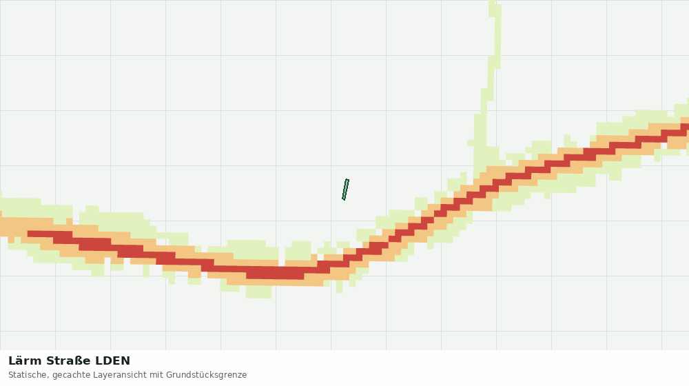 Statische Kartenansicht: Lärm Straße LDEN