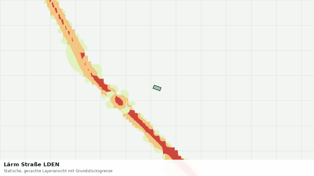 Statische Kartenansicht: Lärm Straße LDEN