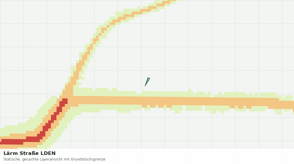 Statische Kartenansicht: Lärm Straße LDEN