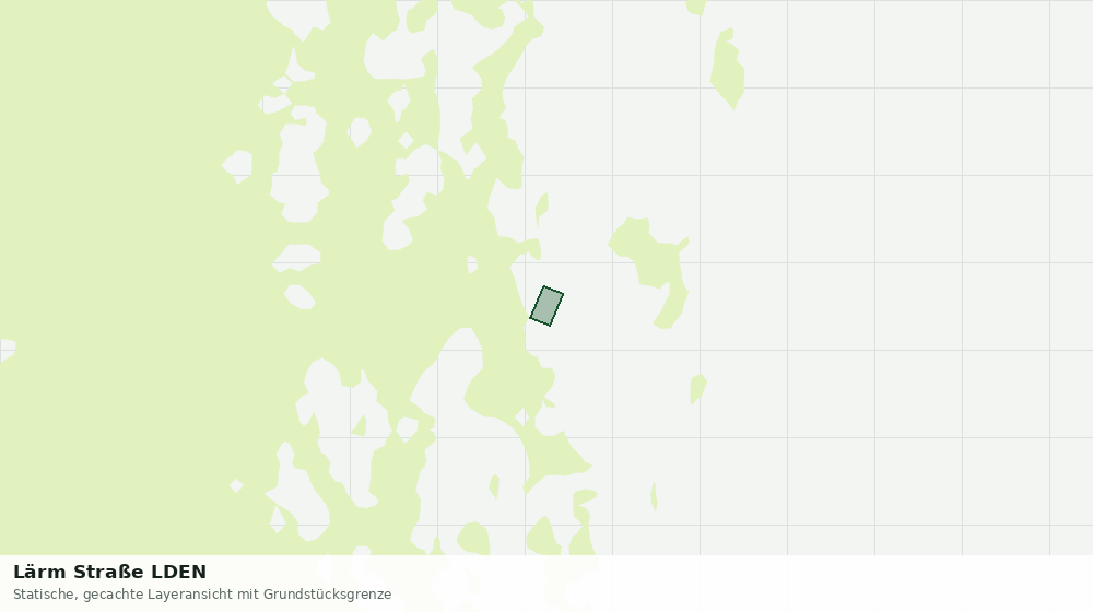 Statische Kartenansicht: Lärm Straße LDEN